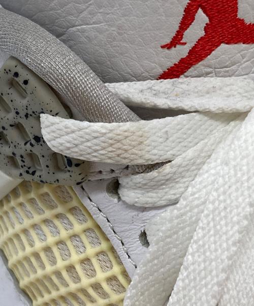 NIKE（ナイキ）NIKE (ナイキ) AIR JORDAN 4 RETRO(エア ジョーダン フォー レトロ) ホワイト サイズ:25㎝の古着・服飾アイテム