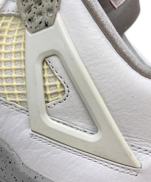NIKE（ナイキ）NIKE (ナイキ) AIR JORDAN 4 RETRO(エア ジョーダン フォー レトロ) ホワイト サイズ:25㎝の古着・服飾アイテム