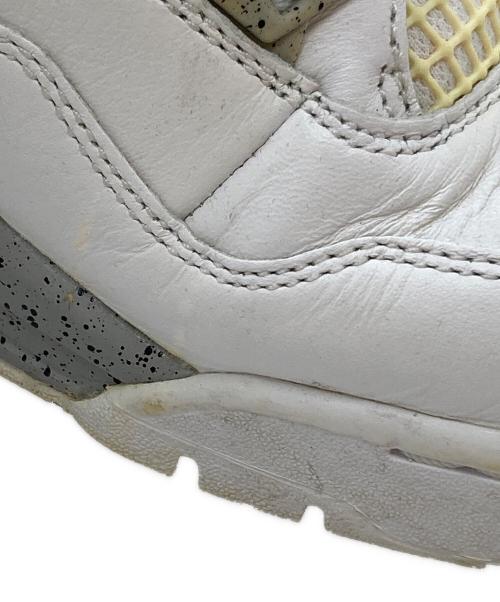 NIKE（ナイキ）NIKE (ナイキ) AIR JORDAN 4 RETRO(エア ジョーダン フォー レトロ) ホワイト サイズ:25㎝の古着・服飾アイテム