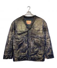 DIESEL（ディーゼル）の古着「D-CONF-Sジャケット/デニムジャケット」｜ゴールド×ネイビー