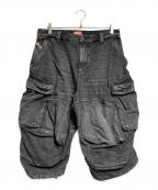 DIESELディーゼル）の古着「D-ARNE-SHORT-S」｜ブラック