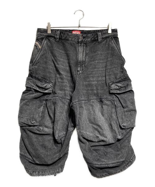 DIESEL（ディーゼル）DIESEL (ディーゼル) D-ARNE-SHORT-S ブラック サイズ:30の古着・服飾アイテム