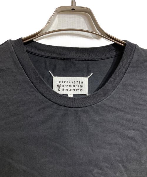 Maison Margiela（メゾンマルジェラ）Maison Margiela (メゾンマルジェラ) ガーメントダイ ブラック オーバーTシャツ/Garment-dyed black oversized T-shirt ブラック サイズ:46の古着・服飾アイテム