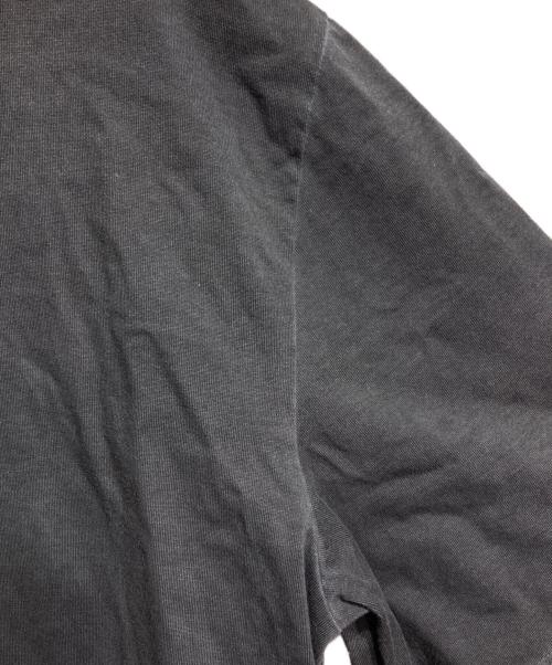 Maison Margiela（メゾンマルジェラ）Maison Margiela (メゾンマルジェラ) ガーメントダイ ブラック オーバーTシャツ/Garment-dyed black oversized T-shirt ブラック サイズ:46の古着・服飾アイテム