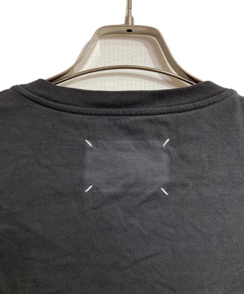 Maison Margiela（メゾンマルジェラ）Maison Margiela (メゾンマルジェラ) ガーメントダイ ブラック オーバーTシャツ/Garment-dyed black oversized T-shirt ブラック サイズ:46の古着・服飾アイテム