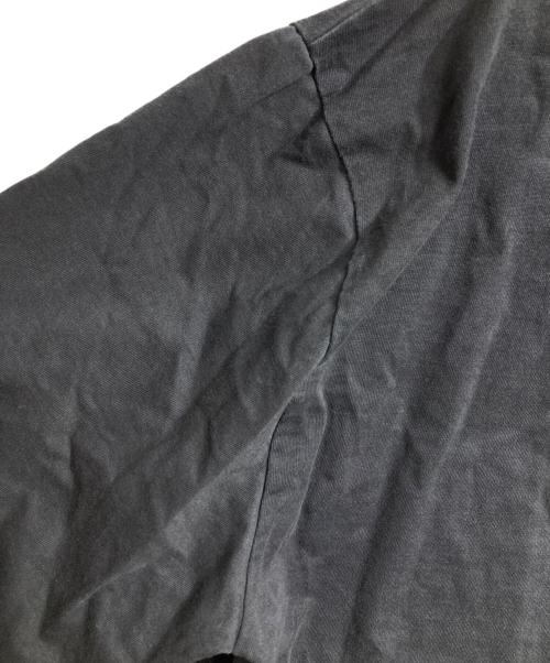 Maison Margiela（メゾンマルジェラ）Maison Margiela (メゾンマルジェラ) ガーメントダイ ブラック オーバーTシャツ/Garment-dyed black oversized T-shirt ブラック サイズ:46の古着・服飾アイテム