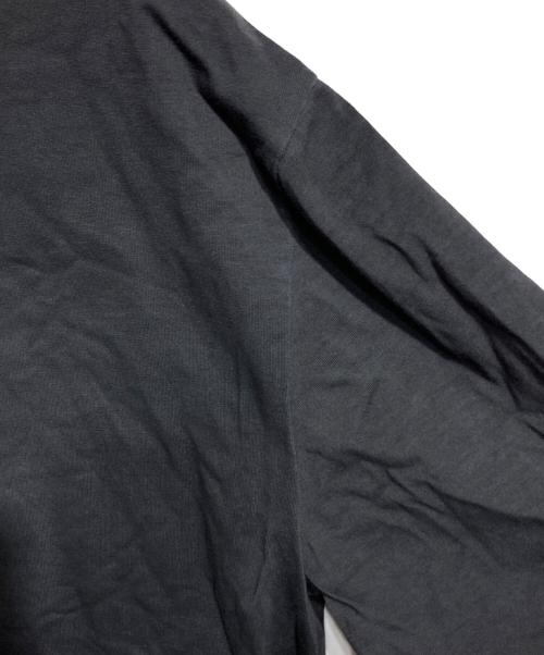 Maison Margiela（メゾンマルジェラ）Maison Margiela (メゾンマルジェラ) ガーメントダイ ブラック オーバーTシャツ/Garment-dyed black oversized T-shirt ブラック サイズ:46の古着・服飾アイテム