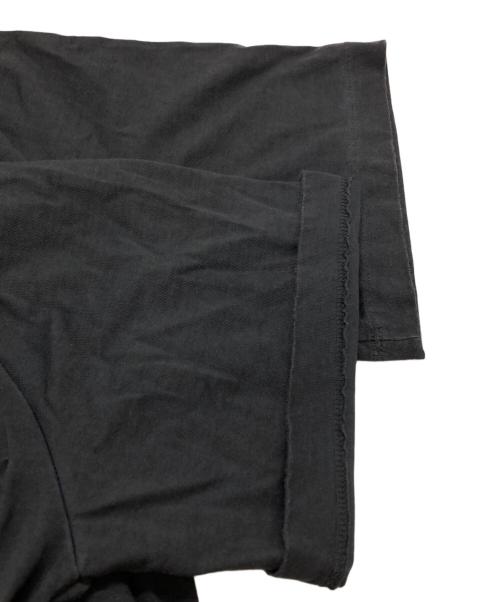 Maison Margiela（メゾンマルジェラ）Maison Margiela (メゾンマルジェラ) ガーメントダイ ブラック オーバーTシャツ/Garment-dyed black oversized T-shirt ブラック サイズ:46の古着・服飾アイテム