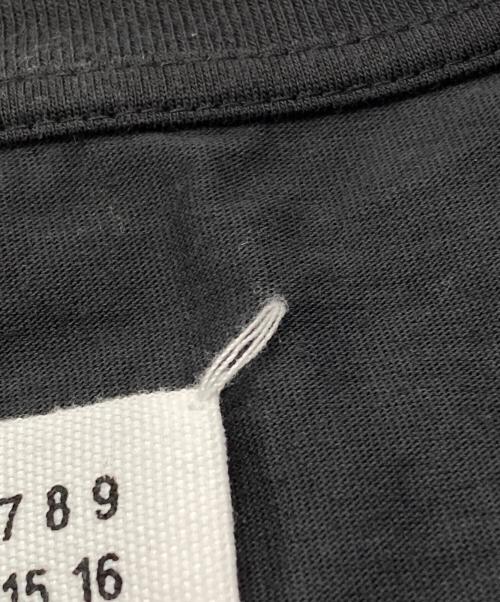 Maison Margiela（メゾンマルジェラ）Maison Margiela (メゾンマルジェラ) ガーメントダイ ブラック オーバーTシャツ/Garment-dyed black oversized T-shirt ブラック サイズ:46の古着・服飾アイテム