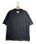 Maison Margiela（メゾンマルジェラ）の古着「ガーメントダイ ブラック オーバーTシャツ/Garment-dyed black oversized T-shirt」｜ブラック