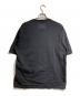 Maison Margiela (メゾンマルジェラ) ガーメントダイ ブラック オーバーTシャツ/Garment-dyed black oversized T-shirt ブラック サイズ:46：20000円