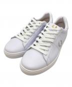 FRED PERRYフレッドペリー）の古着「スペンサーレザーシューズ/SPENCER LEATHER」｜ホワイト