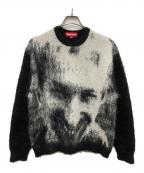 SUPREMEシュプリーム）の古着「Aphex Twin Mohair Sweater」｜ブラック×ホワイト