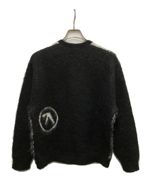 SUPREME（シュプリーム）Supreme (シュプリーム) Aphex Twin Mohair Sweater ブラック×ホワイト サイズ:Sの古着・服飾アイテム
