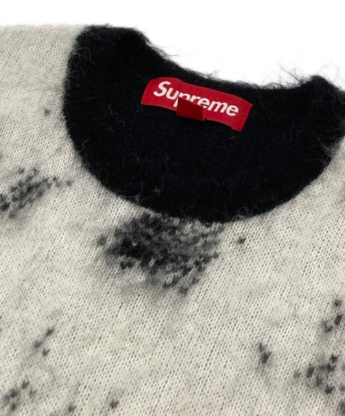 SUPREME（シュプリーム）Supreme (シュプリーム) Aphex Twin Mohair Sweater ブラック×ホワイト サイズ:Sの古着・服飾アイテム