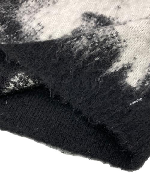 SUPREME（シュプリーム）Supreme (シュプリーム) Aphex Twin Mohair Sweater ブラック×ホワイト サイズ:Sの古着・服飾アイテム