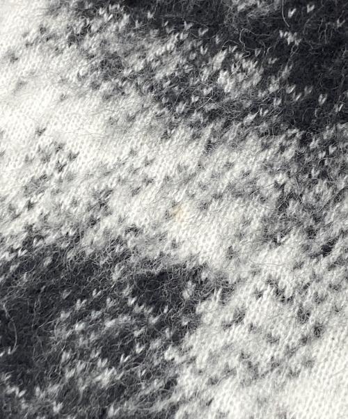 SUPREME（シュプリーム）Supreme (シュプリーム) Aphex Twin Mohair Sweater ブラック×ホワイト サイズ:Sの古着・服飾アイテム