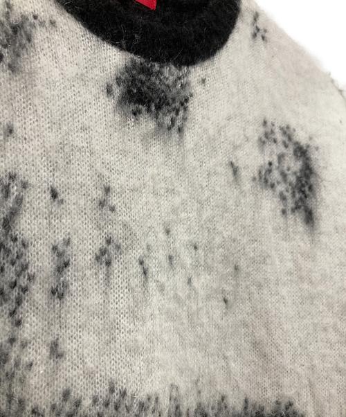 SUPREME（シュプリーム）Supreme (シュプリーム) Aphex Twin Mohair Sweater ブラック×ホワイト サイズ:Sの古着・服飾アイテム