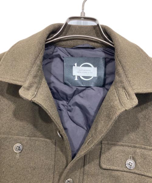 Saturdays NYC（サタデーズ ニューヨークシティ）Saturdays NYC (サタデーズ ニューヨークシティ) CPOジャケット / JEREMIAH CPO JACKET オリーブ サイズ:Ｓの古着・服飾アイテム