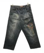 SOUTHPOLEサウスポール）の古着「バギーデニムパンツ」｜インディゴ