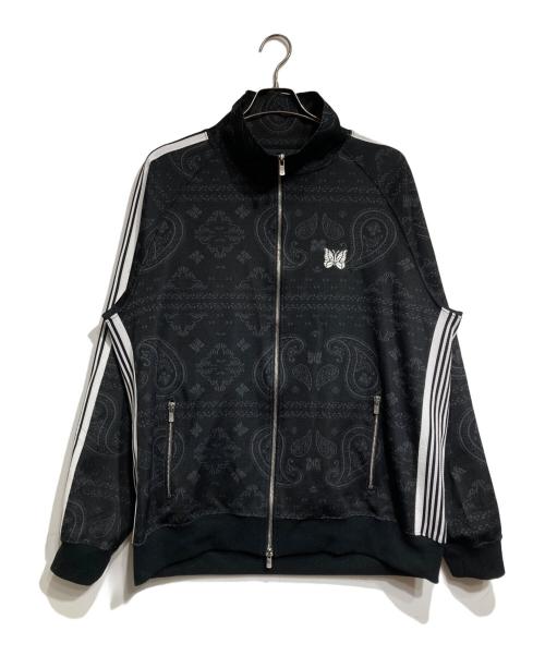 Needles（ニードルズ）Needles (ニードルズ) nubian (ヌビアン) 別注PAISLEY TRACK JACKET/ペイズリートラックジャケット ブラック サイズ:XXLの古着・服飾アイテム
