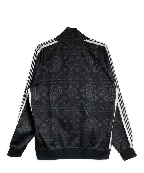 Needles（ニードルズ）Needles (ニードルズ) nubian (ヌビアン) 別注PAISLEY TRACK JACKET/ペイズリートラックジャケット ブラック サイズ:XXLの古着・服飾アイテム