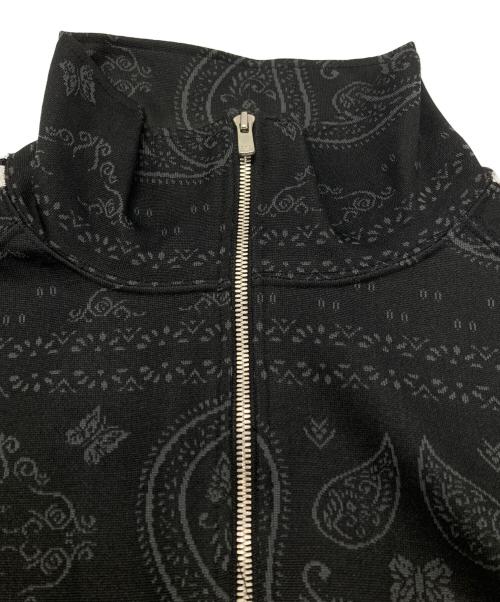 Needles（ニードルズ）Needles (ニードルズ) nubian (ヌビアン) 別注PAISLEY TRACK JACKET/ペイズリートラックジャケット ブラック サイズ:XXLの古着・服飾アイテム