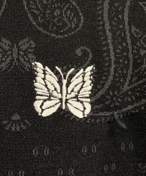 Needles（ニードルズ）Needles (ニードルズ) nubian (ヌビアン) 別注PAISLEY TRACK JACKET/ペイズリートラックジャケット ブラック サイズ:XXLの古着・服飾アイテム