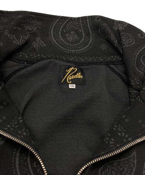 Needles（ニードルズ）Needles (ニードルズ) nubian (ヌビアン) 別注PAISLEY TRACK JACKET/ペイズリートラックジャケット ブラック サイズ:XXLの古着・服飾アイテム