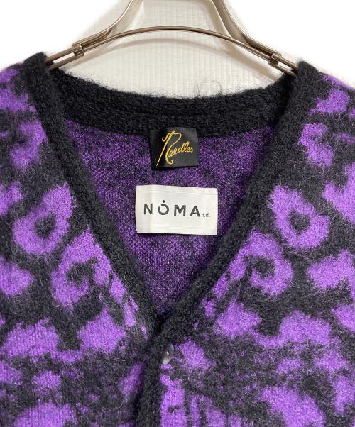 NOMA t.d.（ノーマティーディー）NOMA t.d. (ノーマティーディー) Needles (ニードルズ) モヘアニットカーディガン/Mohair knit cardigan パープル サイズ:Lの古着・服飾アイテム