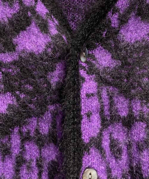 NOMA t.d.（ノーマティーディー）NOMA t.d. (ノーマティーディー) Needles (ニードルズ) モヘアニットカーディガン/Mohair knit cardigan パープル サイズ:Lの古着・服飾アイテム