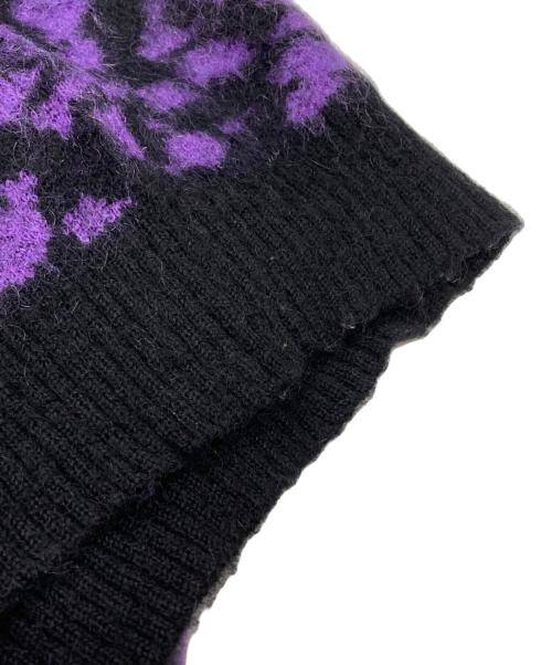 NOMA t.d.（ノーマティーディー）NOMA t.d. (ノーマティーディー) Needles (ニードルズ) モヘアニットカーディガン/Mohair knit cardigan パープル サイズ:Lの古着・服飾アイテム