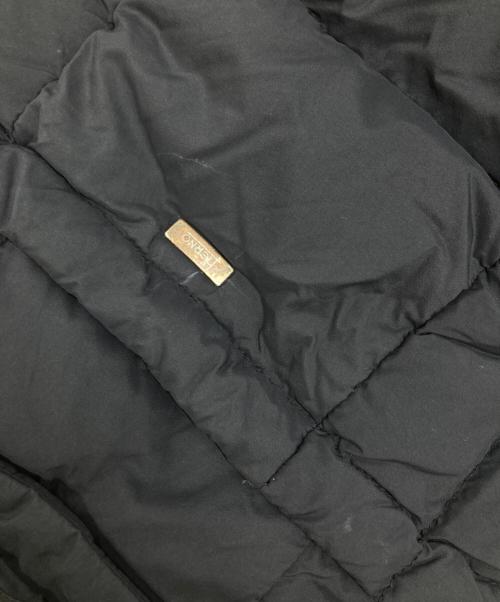 HERNO（ヘルノ）HERNO (ヘルノ) ESTNATION (エストネーション) アルパカ切替ダウンコート/Alpaca switch down coat ネイビー×ブラック サイズ:40の古着・服飾アイテム