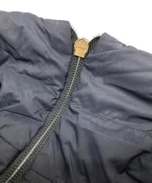 HERNO（ヘルノ）HERNO (ヘルノ) ESTNATION (エストネーション) アルパカ切替ダウンコート/Alpaca switch down coat ネイビー×ブラック サイズ:40の古着・服飾アイテム