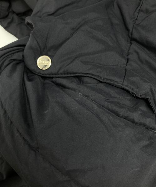 HERNO（ヘルノ）HERNO (ヘルノ) ESTNATION (エストネーション) アルパカ切替ダウンコート/Alpaca switch down coat ネイビー×ブラック サイズ:40の古着・服飾アイテム