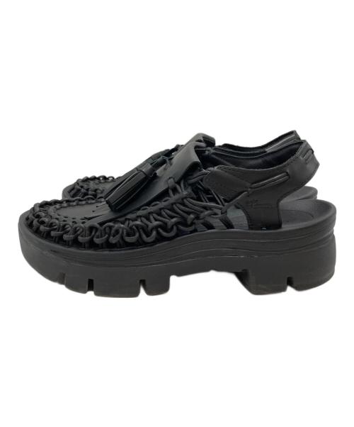 noir kei ninomiya（ノワール ケイ ニノミヤ）noir kei ninomiya (ノワール ケイ ニノミヤ) KEEN (キーン) UNEEK PLM Tassel/ユニークピーエルティータッセル ブラック サイズ:28の古着・服飾アイテム