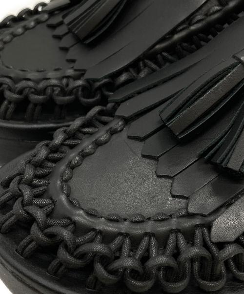 noir kei ninomiya（ノワール ケイ ニノミヤ）noir kei ninomiya (ノワール ケイ ニノミヤ) KEEN (キーン) UNEEK PLM Tassel/ユニークピーエルティータッセル ブラック サイズ:28の古着・服飾アイテム