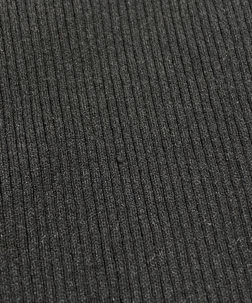 DEUXIEME CLASSE（ドゥーズィエム クラス）Deuxieme Classe (ドゥーズィエム クラス) DINER RIB Vネックカーディガン ブラック サイズ:Freeの古着・服飾アイテム