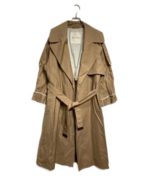 MaxMara（マックスマーラ）MaxMara (マックスマーラ) ツイル スプリングコート/Twill spring coat ベージュ サイズ:42の古着・服飾アイテム