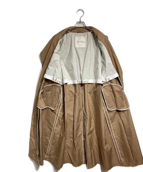 MaxMara（マックスマーラ）MaxMara (マックスマーラ) ツイル スプリングコート/Twill spring coat ベージュ サイズ:42の古着・服飾アイテム