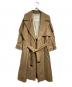MaxMara（マックスマーラ）の古着「ツイル スプリングコート/Twill spring coat」｜ベージュ