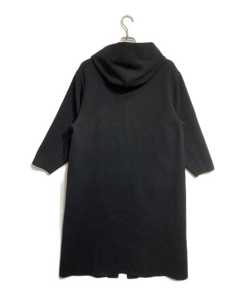 HYKE（ハイク）HYKE (ハイク) MELTON HOODED WORK COAT/メルトンフーデッドワークコート ブラック サイズ:1の古着・服飾アイテム