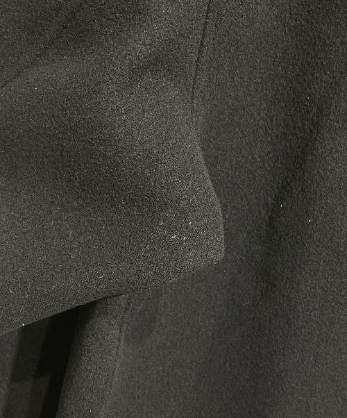 HYKE（ハイク）HYKE (ハイク) MELTON HOODED WORK COAT/メルトンフーデッドワークコート ブラック サイズ:1の古着・服飾アイテム