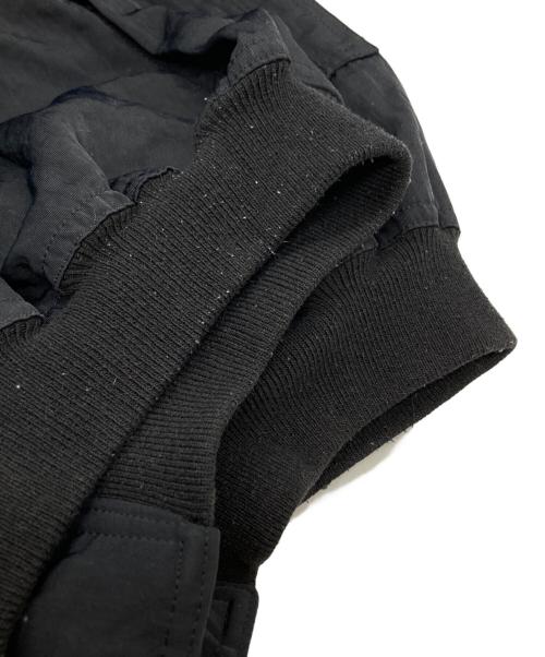 ISSEY MIYAKE（イッセイミヤケ）ISSEY MIYAKE (イッセイミヤケ) バックロゴボンバージャケット/Back logo bomber jacket ネイビー サイズ: 9(ウィメンズ規格)の古着・服飾アイテム