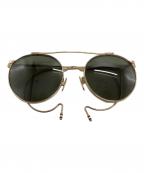 Thom Browneトムブラウン）の古着「サングラス」｜ゴールド