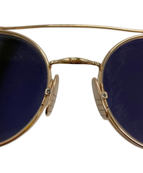 Thom Browne（トムブラウン）Thom Browne (トムブラウン) サングラス ゴールド サイズ:52口21-110の古着・服飾アイテム