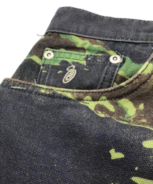 stussy（ステューシー）stussy (ステューシー) TIGRIS CANVAS BIG OL JEAN グリーン サイズ:30の古着・服飾アイテム
