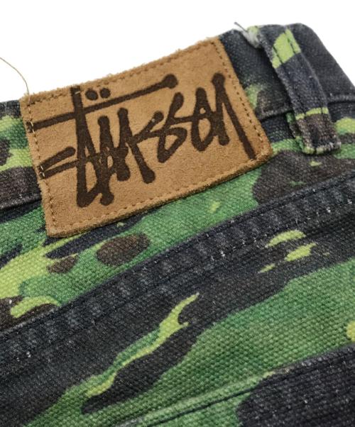 stussy（ステューシー）stussy (ステューシー) TIGRIS CANVAS BIG OL JEAN グリーン サイズ:30の古着・服飾アイテム