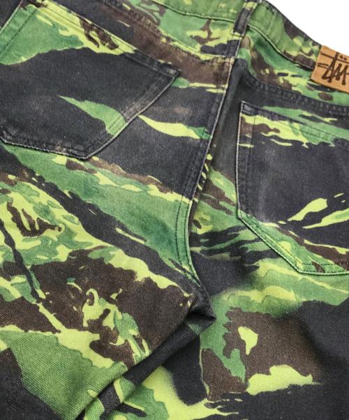 stussy（ステューシー）stussy (ステューシー) TIGRIS CANVAS BIG OL JEAN グリーン サイズ:30の古着・服飾アイテム