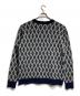Needles (ニードルズ) Crew Neck Sweater - Shetland/クルーネックセーター ネイビー×グリーン サイズ:M：13000円